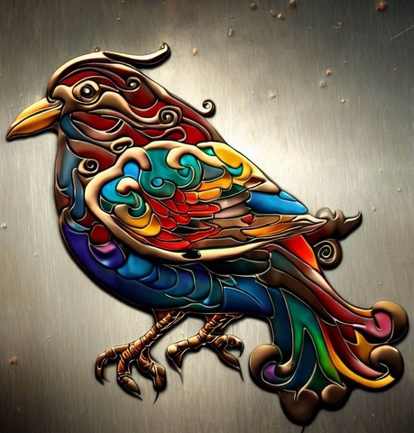 Oiseau de Métal